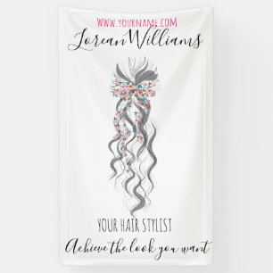Schattige Pastel Bride Wavy Kapsel Haarsalon Bloem Spandoek