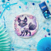 Schattige Pastel Fox Baby shower Papieren Bordje (Feest)