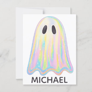 Schattige Pastel Regenboog Geest Esthetische Spo Briefkaart