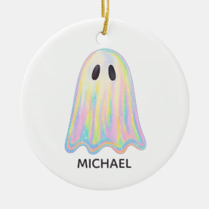 Schattige Pastel Regenboog Geest Esthetische Spo Keramisch Ornament