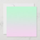 Schattige Pastel Regenboog gradiënt bloem Thema na (Achterkant)