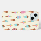Schattige pastelijs snoeppatroon Case-Mate iPhone case (Achterkant (horizontaal))