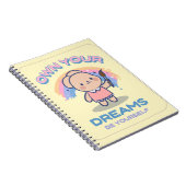 Schattige pastelkleurig Notitieboek (Rechterzijde)