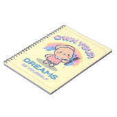 Schattige pastelkleurig Notitieboek (Linkerzijde)