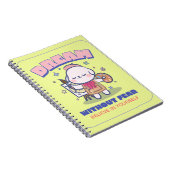 Schattige pastelkleurig Notitieboek (Rechterzijde)