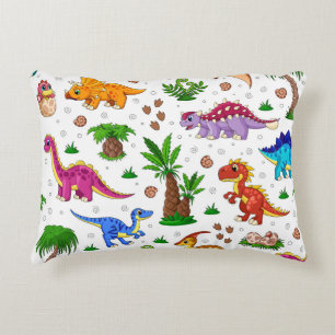 Schattige Patroon Dinosaurussen Trendy Cartoon Din Accent Kussen