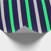 Schattige patroon met multikleurenstrepen cadeaupapier (Hoek)