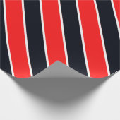 Schattige patroon met multikleurenstrepen cadeaupapier (Hoek)