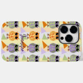 Schattige Patroon Uilen Hoesje-Mate iPhone Case (Achterkant (horizontaal))