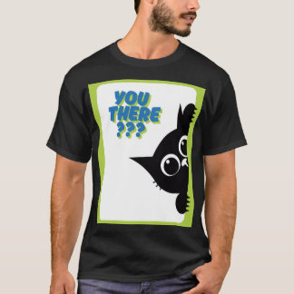 Schattige Peekaboo Kat T-shirt
