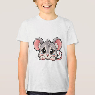 Schattige Peekaboo Muis Tri-Blend Shirt