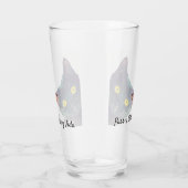 Schattige Peeking Cat Gesponnen-y Vida Drink Glas (Rechts)