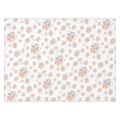 Schattige Penguin Ballerina Roze Tafelkleed (Voorkant (Horizontaal))