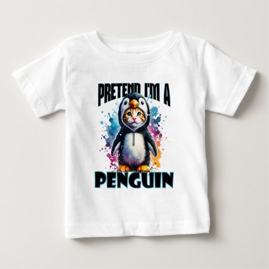 Schattige Penguin Cat Design voor speelse creaties (Voorkant)