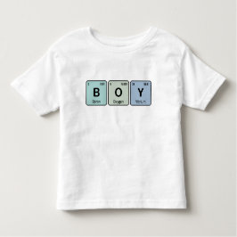 Schattige periodiek systeem BOY Kinder Shirts