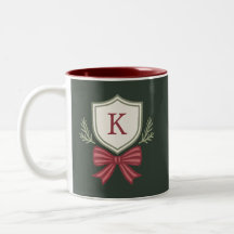 Schattige Persoonlijke Monogram Initiaal Strik Ker