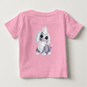 Schattige Pet Dog Baby T-shirt (Achterkant)