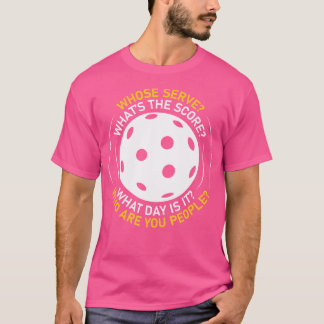 Schattige Pickleball Wie Zijn Jullie Mensen Grappi T-shirt