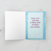 Schattige Pig Happy Birthday Kaart (Binnen)