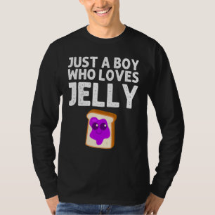 Schattige pindakaas en jam voor jongens bijpassend t-shirt