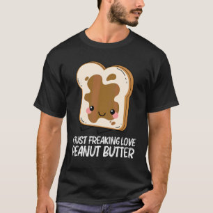 Schattige pindakaas voor mannen vrouwen bijpassend t-shirt