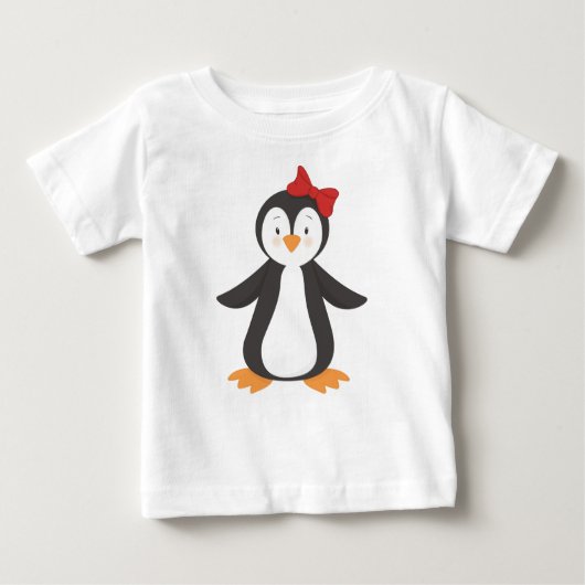 Schattige Pinguïn, Kleine Pinguïn, Pinguïn Met Str (Voorkant)
