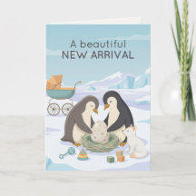 Schattige Pinguïn Nieuwe Baby | Mooie Nieuwe Baby