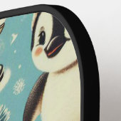  Schattige pinguïn patroon Pickleball Paddle (Links Detail)