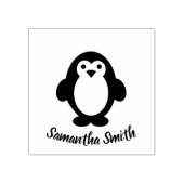 Schattige pinguïn 	rubberstempel (Afrduk)