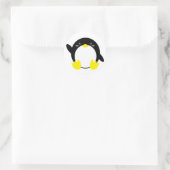 Schattige pinguïn Stickers (Tas)