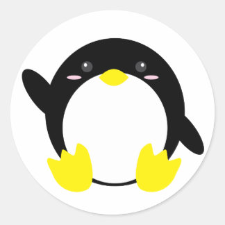 Schattige pinguïn Stickers