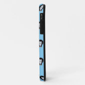 Schattige Pinguïns over Winterblauw Case-Mate iPhone Case (Achterkant/links)