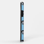 Schattige Pinguïns over Winterblauw Case-Mate iPhone Case (Achterkant/rechts)