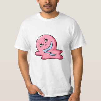 Schattige Pink Ghost 90s Retro T-shirt