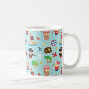 Schattige Piraat Jongens en Meisjes Schat Koffiemok