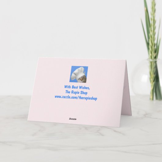 Schattige Piratenhond Beterschap Kaart (Achterkant)