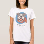 Schattige Pit Bull T-shirt (Voorkant)