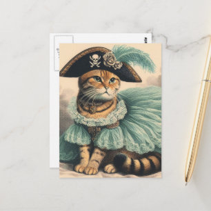 Schattige Pituat Kat Briefkaart