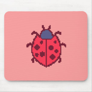 Schattige pixel lieveheersbeestje insect  muismat