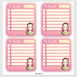 Schattige plakboek te doen lijst planner Stickers