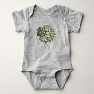 Schattige Plant Moeder Esthetisch Modern Monstera  Romper