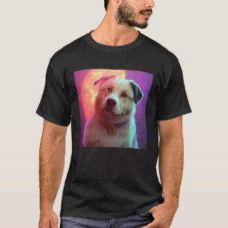 Schattige Pluizige Labrador Retriever Beagle Hond  T-shirt