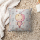 Schattige Pluizige Monsters Kussen (Deken)