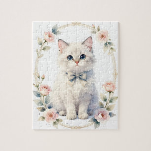 schattige poes kat puzzel