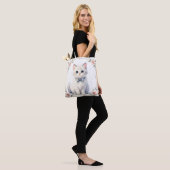schattige poes kat tas (Op model)