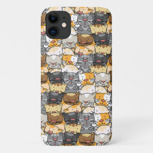 Schattige Poesjeskatten iPhone 11 Hoesje