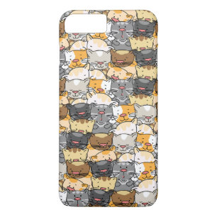 Schattige Poesjeskatten iPhone 8 Plus / 7 Plus Hoesje