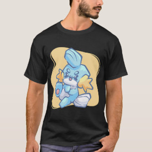 Schattige Poke Zeester Mud Monster T-shirt