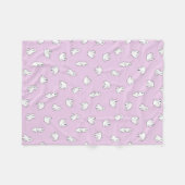 Schattige Polar Beer Cubs - Icy Pink - Fleece Deken (Voorkant (Horizontaal))