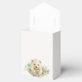 Schattige Polar Beer Winter Baby shower Favor Box Bedankdoosjes (Geopend)